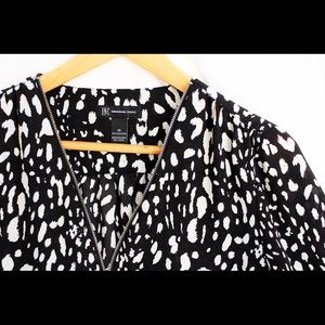 INC • Animal print blouse • Size 10